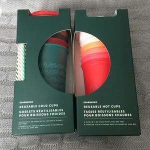 Bundle of 2019 Starbucks Holiday Reusable Cups